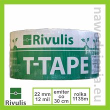 Taśma kroplująca T-TAPE Rivulis 712-30-340 (1135m)