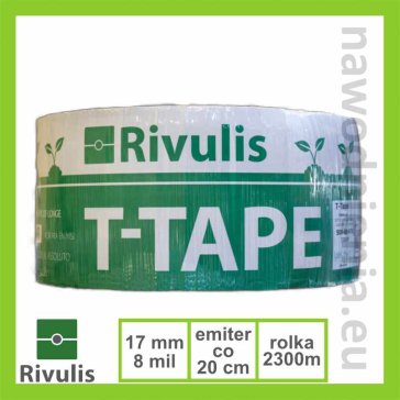 Taśma kroplująca T-TAPE Rivulis 508-20-375 (2300m)