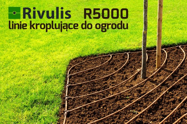 Linie kroplujące do ogrodu Rivulis R5000 NOWOŚĆ!