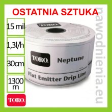 Taśma kroplująca NEPTUNE 15 mil; 30 cm; 1,3 l (1300m) OSTATNIA SZTUKA